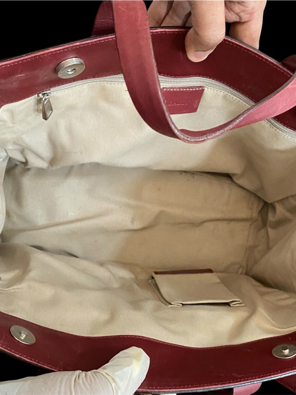 Bally women’s leather hand bag - Picture 5 of 9